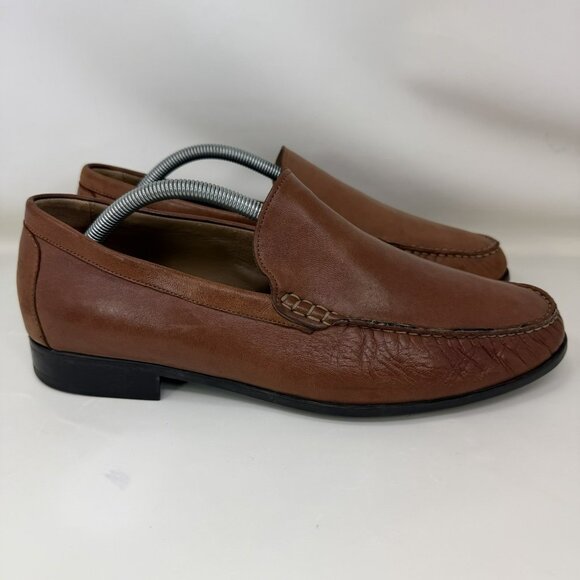 Johnston & Murphy Cresswell Venetian Loafers Cognac Men’s Size 10.5